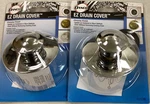 Danco Ez Drain Cover 10528 Chrome Round Bathtub 3-5/8 (2 Pack). Fixed Price $6.17.