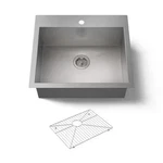 Kohler Vault Single Basin Sink 1-HOLE 3822-1-NA. Fixed Price $299.99.