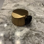 Moen A725BG: Shower Wall Connector Brushed Gold Round Drop Ell Handheld. Fixed Price $64.00.