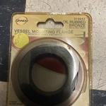 319943 Danco Vessel Mounting Flange Oil Rubbed Bronze Universal 3" Sinks. Fixed Price $9.59.
