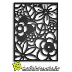 Flower Power Panel Metal Wall Sculpture Art Hanging Home Deco. Fixed Price $85.00.
