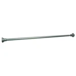 42 In. - 73 Steel Adjustable Shower Curtain Rod Satin Nickel. Fixed Price $61.24.