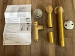 Keeney 595RB Bath Drain Waste Overflow Chrome 20 Ga. Brass 1-1/2 Parts Only (r). Fixed Price $26.99.