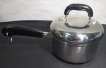 Revere Ware Qt Saucepan Pot Pasta Strainer Lid 941 Stainless Steel Usa. Fixed Price $21.24.