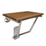 Dreamline 12-7/8 X 15 Teak Wood Folding Shower Seat SHST-01-TK Ships Free. Fixed Price $78.95.