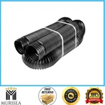 50 Ft. Length Copolymer Solid Drain Pipe, Black 4 In. Dia. Flexible. Fixed Price $39.99.