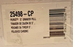 Kohler Purist 5" Cabinet Pull K-25498-CP *read*. Fixed Price $15.29.