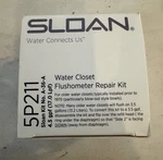 Sloan 5P211 Flushometer Repair Kit 4.5 Gpf White For Toilet Bathroom. Fixed Price $15.00.