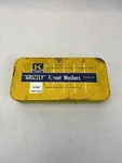 Vintage Grizzly Faucet Washers Beveled W/ Tin Storage Case Usa Made W-160 + 134. Fixed Price $39.95.
