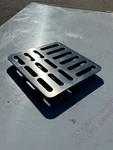 Custom Stainless Steel Drain Grate. Fixed Price $250.00.