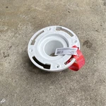 Oatey 43604 Pvc Round White Closet Flange For Toilet Standard Bathroom. Fixed Price $14.00.