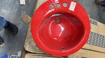 Kohler K-2910 18" Round Radiant Self-rimming Bathroom Sink, Antique Red. Fixed Price $499.00.