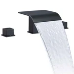 Rigobal Deck Mount Bathtub Faucet, Oil Rubbed Bronze Waterfall Roman Filler. Fixed Price $69.95.