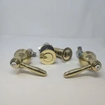 Kohler Antique Polished Brass Bathroom Widespread Faucet Handles & Drain Parts. Fixed Price $80.00.