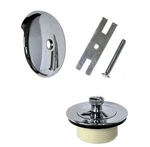 Danco Chrome Overflow Plate Touch Toe Stopper Drain Kit 88981. Fixed Price $14.00.