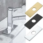 Bathroom Vanity Sink Faucet Hole Cover Deck Plate Escutcheon Matte Black Silver. Fixed Price $7.16.
