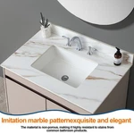 37'' Bathroom Marble Vanity Top With Rectangular Sink & 4" Height Backsplash. Fixed Price $392.45.