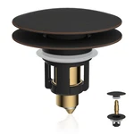 Ifealclear Universal Bathroom Sink Stopper, Metal Pop Up Drain Strainer Wit. Fixed Price $28.50.