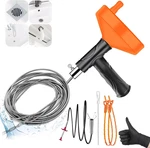 33 Ft Drain Snake Auger, Plumbing Hair Clog Removal Tool, Sink Unclo. Fixed Price $53.00.