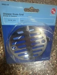Plumb Pak PP825-50 Chrome Plated 3-5/16-IN Od Shower Drain Grid W/ Screws. Fixed Price $12.95.