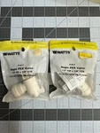 New 2-PACK Lot Watts P-677 Angle Pex Valve 1/2" Fip 3/8" Cts Quick Connect. Fixed Price $13.12.