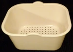 New Endura White Plastic Sink Colander Depth Houzer CL-1420 MC-3210 CS-1407. Fixed Price $29.95.