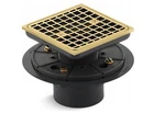 Kohler Square Design Tile-in Shower Drain, Vibrant Polished Brass K9136-PB. Fixed Price $29.99.