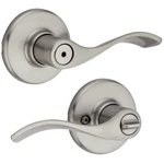 Kwikset Balboa Satin Nickel Bed/bath Privacy Door Lever (93001-885). Fixed Price $19.54.