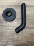Kohler K-933-BL Purist 8-3/8" Wall Mounted Shower Arm And Flange *read*. Fixed Price $62.99.