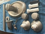 Grohe 34452AV0 Grohmix Trim Satin Nickel, Roughs - Details Description. Fixed Price $1450.00.