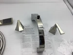 Mirabelle MIRVL4RTPN Vilamonte Tub Faucet Trim Kit W/handshower, Polished Nickel. Fixed Price $324.50.
