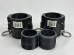 Lot Of Apache Hose 2" Inch Part Female Poly Cam & Groove Adapter 49030580. Fixed Price $33.00.