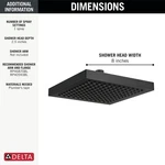 Delta Faucet RP50841BL Shower Head 1/2" 2.5 Gpm Rigid Spout Ips Connection. Fixed Price $229.66.