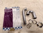 Dearborn Brass H704-1 17-GUAGE 1/2" Chrome Finish P-trap. Fixed Price $15.90.