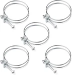 Powertec 70197 2-1/2 Inch Double Wire Hose Clamp With Bolt, Adjustable. Fixed Price $20.99.
