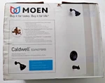 Moen 82496EPBRB Caldwell Tub & Shower Faucet Kit In Mediterranean Bronze Nob. Fixed Price $120.00.