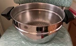 Vtg Revere Ware 4 Qt. Stainless Steel Colander Strainer Insert #3300508-1993 Usa. Fixed Price $34.00.
