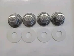 Zurn Industries P1203-FINISHTRIM Cap Nuts/washers, For 1WXD4, 1WXD5 PK4 (E42J). Fixed Price $24.99.