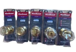 Kwikset Juno Dummy Door Knob One-sided Reversible 97880-666 5 Pack Polished Bras. Fixed Price $29.95.