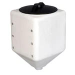 Norwesco 10 Gallon Square Total Drain Tank For Patio, Lawn, And Garden, White. Fixed Price $159.99.