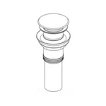 Brizo RP72413BL 1-5/8" Pop-up Drain Assembly Less Overflow, Black. Fixed Price $85.00.