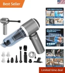 4-IN-1 Car Vacuum Portable Cordless & Dust Buster, 20000PA High Power Handhel.... Fixed Price $65.71.