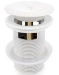 Ferdy Premium Pop-up Drain Stopper For Freestanding Bathtub White Finish. Fixed Price $74.80.
