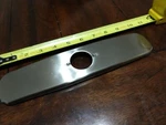 Danze 10-INCH Foodie Kitchen Faucet Deck Plate Nickel Brushed / Satin Gerber. Fixed Price $21.32.
