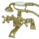 Kingston Clawfoot Tub Faucet With Hand Shower. Fixed Price $338.78.