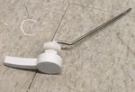 American Standard 7381231-200.0200A Trip Lever, Left Hand, Metal, White. Fixed Price $40.00.