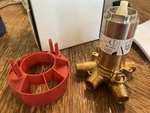 House Of Rohl 1/2" Thermostatic Rough In Valve For Shower R45 3 Way Coax. Fixed Price $125.00.