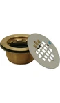 Proflo 4-1/4" Brass Snap-in Shower Drain PF140NC Grate For 2" SCH40DWV Pipe. Fixed Price $15.98.