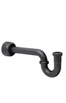 Signature Hardware 1-1/4" P-trap With High Box Flange Matte Black SH362MB. Fixed Price $50.00.
