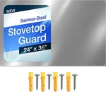 24" X 36" Reversible Metal Backsplash Matching Screws Compatible With Broan-nu. Fixed Price $89.99.